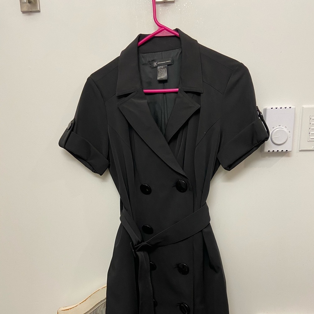 Dress coat, black size 6